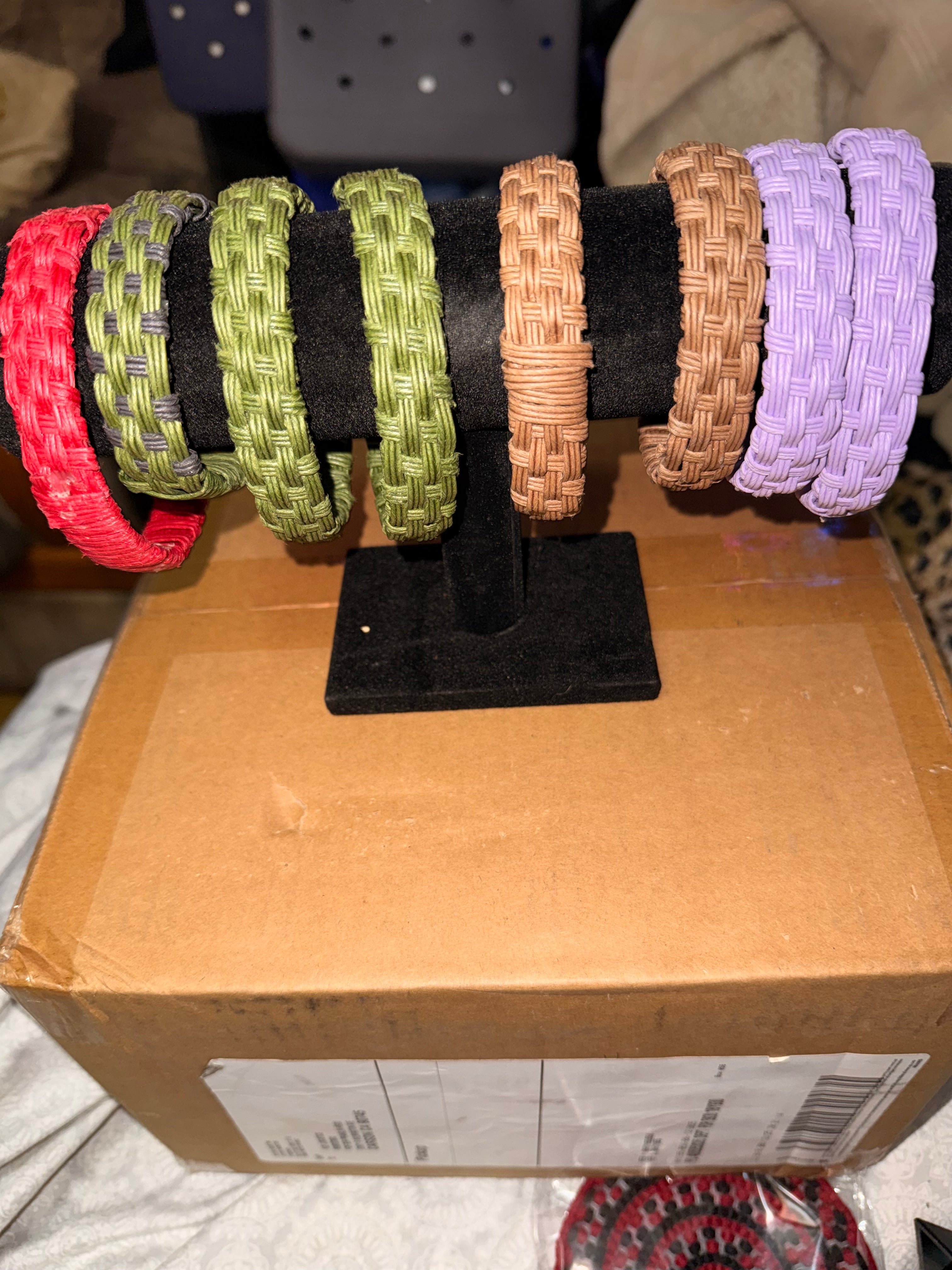 Handwoven Lauhala-Inspired Bracelet (Made to Order)