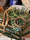 Handwoven Lauhala-Inspired Bracelet (Made to Order)